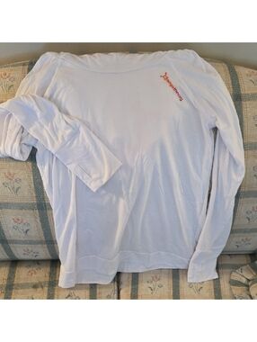 Orangetheory White Top with Orange and Red Logo